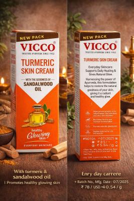 VICCO TURMERIC SKIN CREAM 15gm